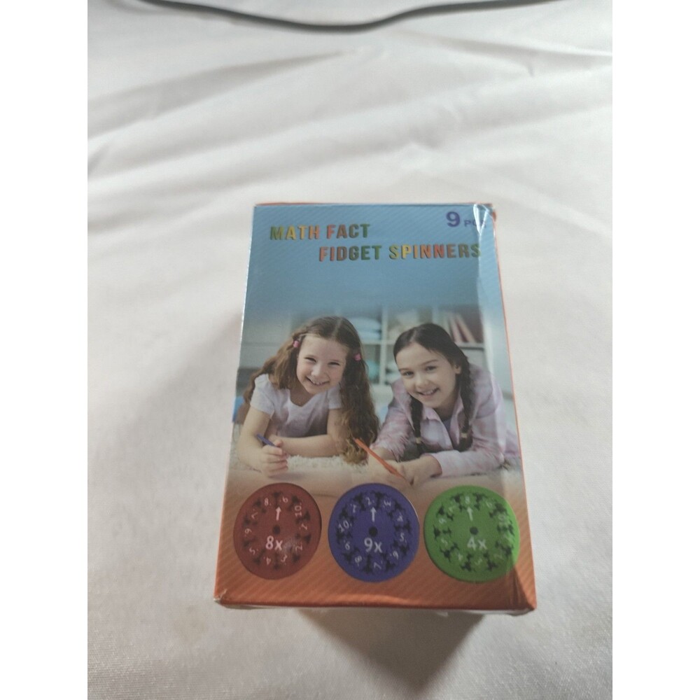 9pcs Math Fact Fidget Spinners Fidget Spinner Toy Number Multiply Divide